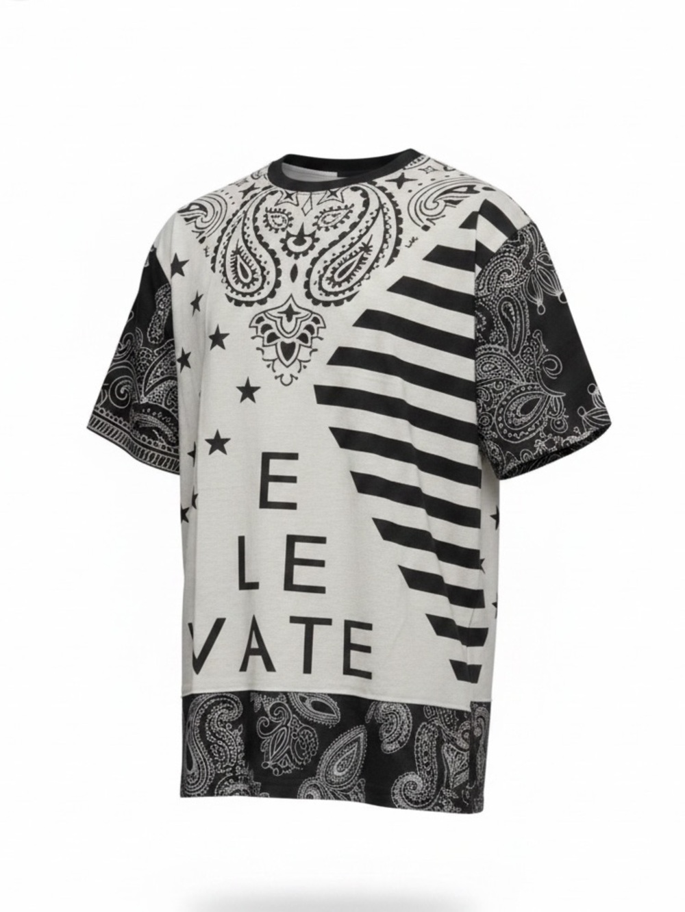 Track 23 NWOT Elevate Black & Gray Graphic Short Sleeve Tee